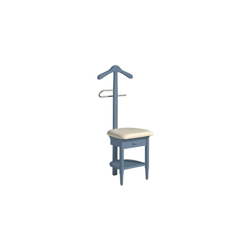 Freestanding Valet Stand, Blue