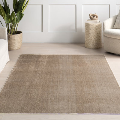 Argelia Solid Machine Washable Area Rug