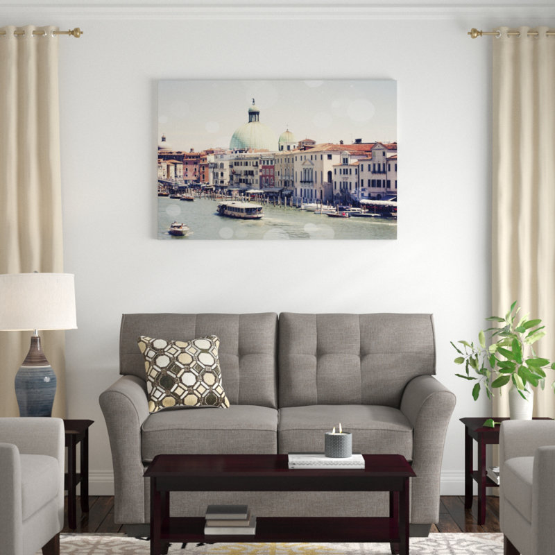 Venice Bokeh II by Sylvia Coomes - Photograph Print, Black Floater Framed, 32cm H x 48cm W