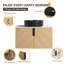 Meuble-lavabo flottant simple 30 po avec lavabo d'art en céramique, meuble-lavabo mural avec 2 portes à fermeture douce-742215118