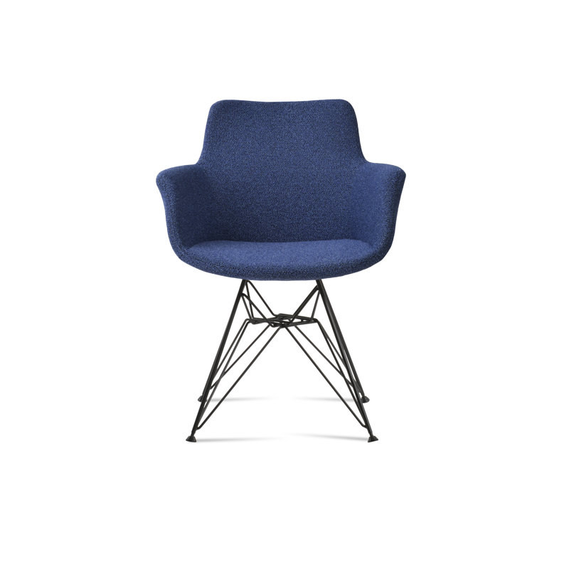Fauteuil tour Bottega, Bleu, Noir
