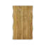 Roro Oak Solid Wood Top Metal Base Dining Table-95733275-95733255
