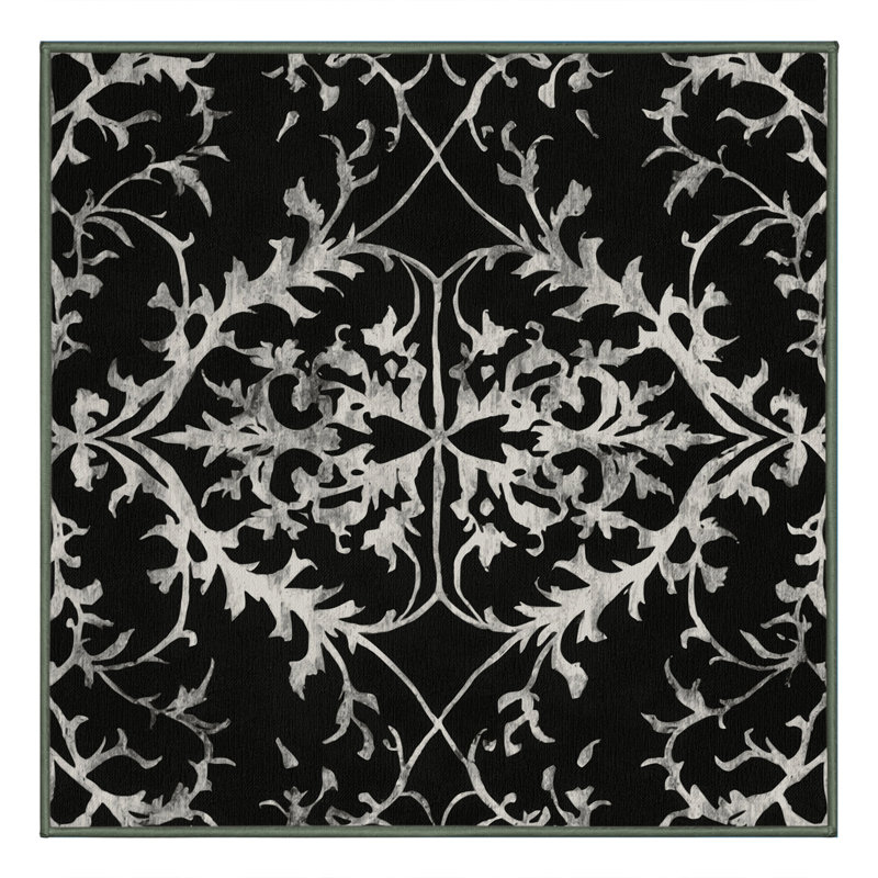 Ebon Elegance Rug, Square 7'