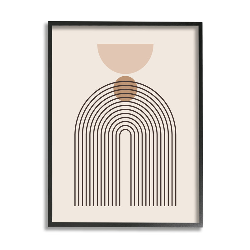 Boho, crème, formes sur bois, impression, H 20 po x l 16 po x P 1,5 po