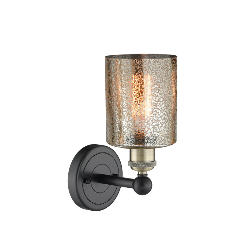 Chilchinbito Armed Sconce, Mercury, Black Antique Brass