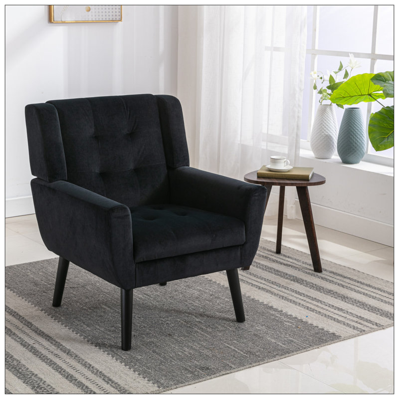 Chaises d'appoint pour le salon, Noir