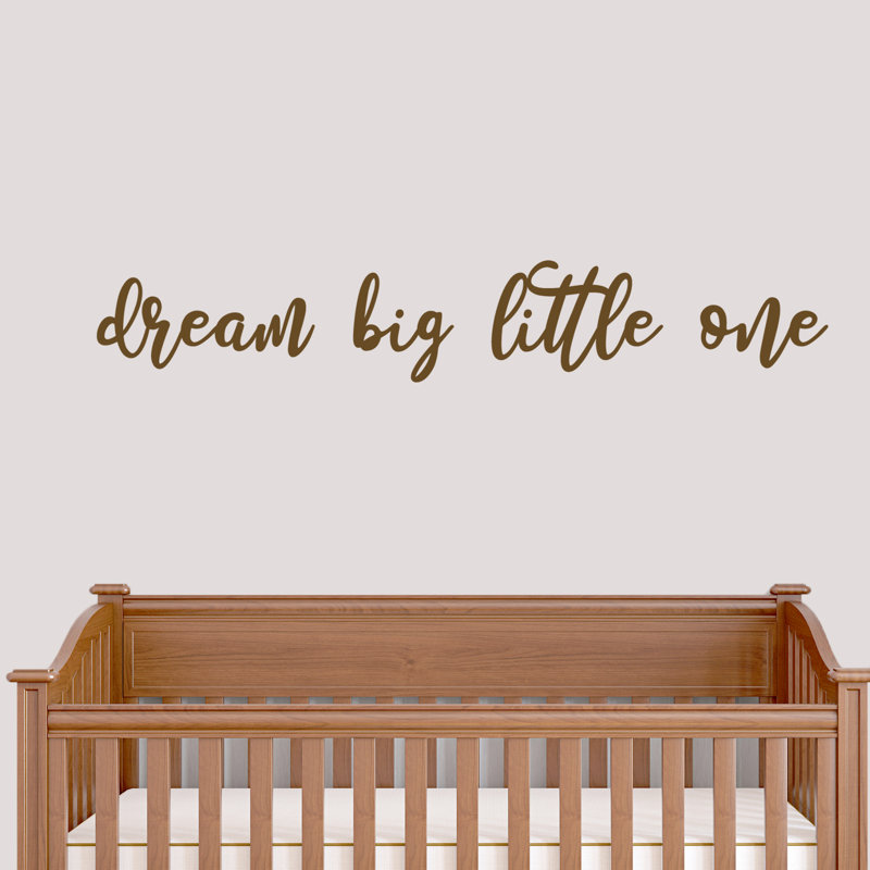 Text & Numbers Non-Wall Damaging Wall Decal, Chocolate