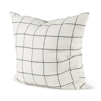 Solada Geometric Cotton Pillow Cover