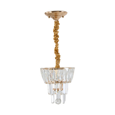 Crystal Semi Flush Mount