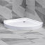 Ensemble de douche ronde réversible avec cadre inclus l 32,68 po x P 32,68 po x H 76,97 po Breeze