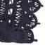 Tapis ovale en jute bleu marine tissé à la machine-101956694