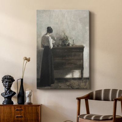 Reproduction de portrait rétro Cxxv - galerie tendue sur mesure Cavas