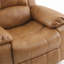Fauteuil inclinable et oscillant en cuir Charlotte