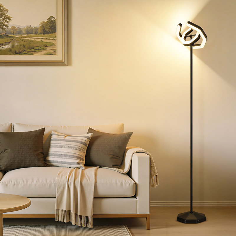 Lampe sur pied à DEL 72,83 "à intensité variable avec télécommande
