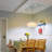 Flourtown Fabric Semi Flush Mount