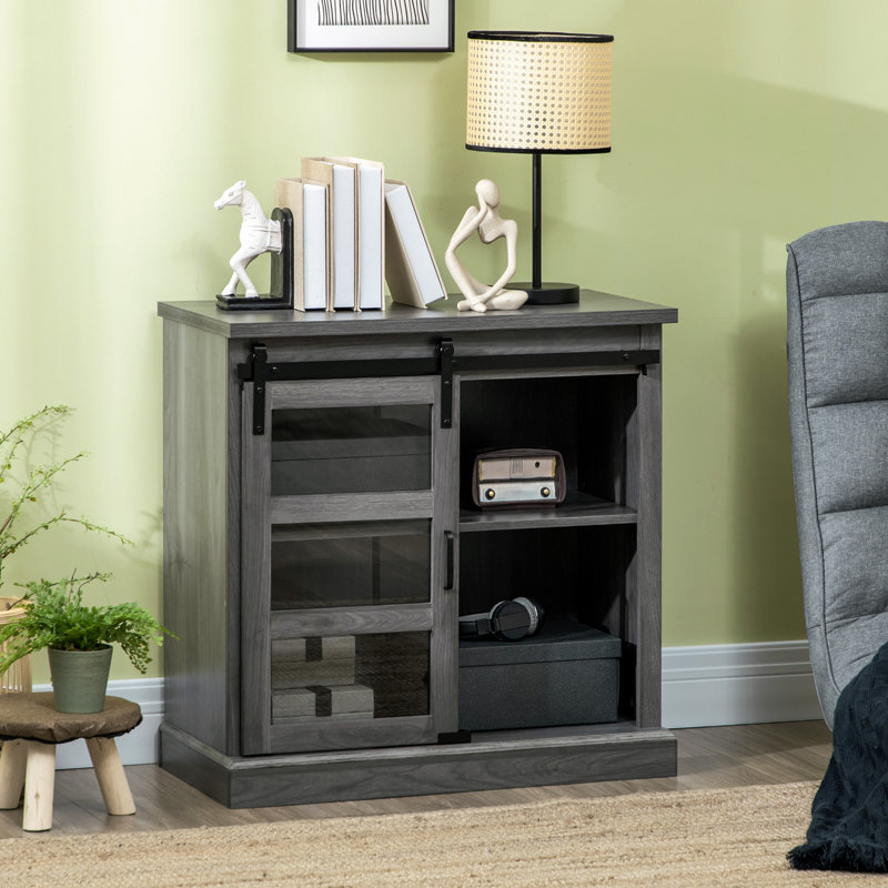 Buffet de 31,9 po de largeur Tyshauna, gris