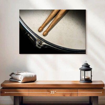 Abarca Drumsticks On Snare Drum