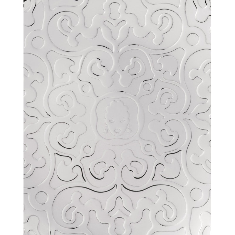 Dressed Round Tray, Stainless Steel