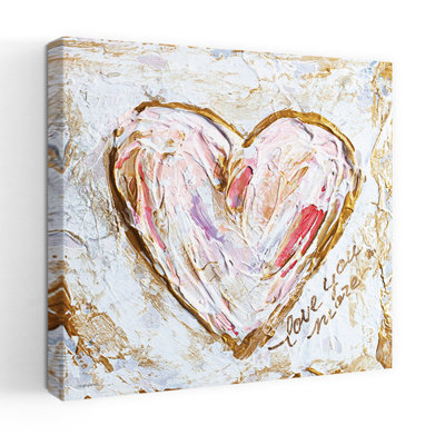 Love You More Heart II Abstract Contemporary Art