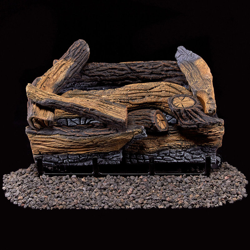 19.5'' W Ventless Fireplace Logs
