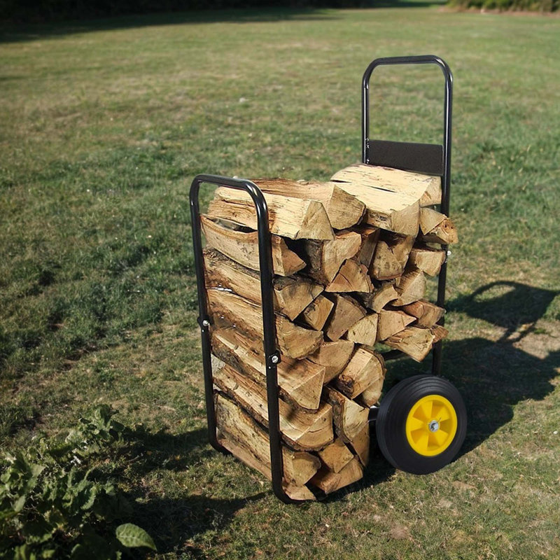 Chariot à bûches de bois de chauffage