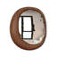 Miroir mural asymétrique en bois fabriqué-407013673-407013678