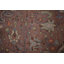 Tapis traditionnel rétro en laine à motif géométrique 8 x 11