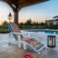 Recycled Boats Adirondack Chair with Footstool