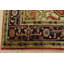 Tapis oriental rouge en laine noué à la main 4 pi 2 po x 6 pi Heriz