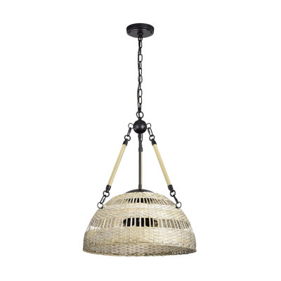 Lustre géométrique unique à 3 lumières Bartell