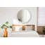 Huldar Glass Flat Wall Mirror