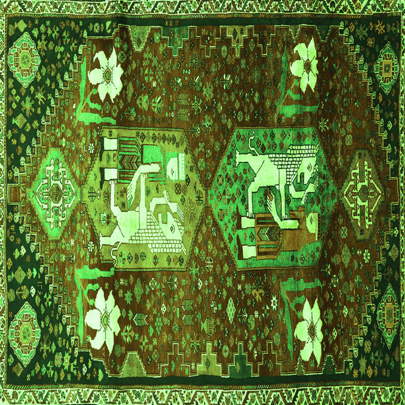 Tapis verts Traditional 632, Carré 5 pi