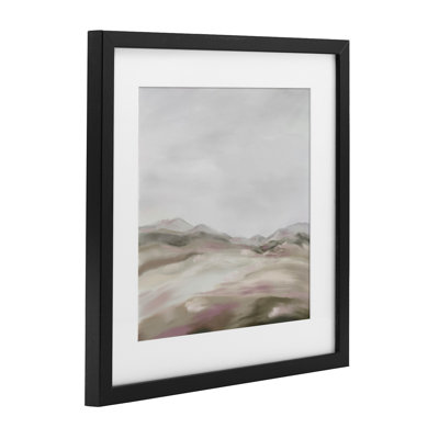 The Vantage Point Landscape, reproduction d'art sous verre, design by J: L Design