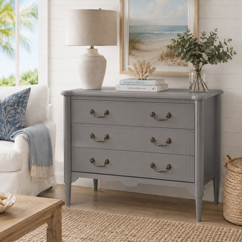 Doniesha Chest With Drawers, Gray, Gray