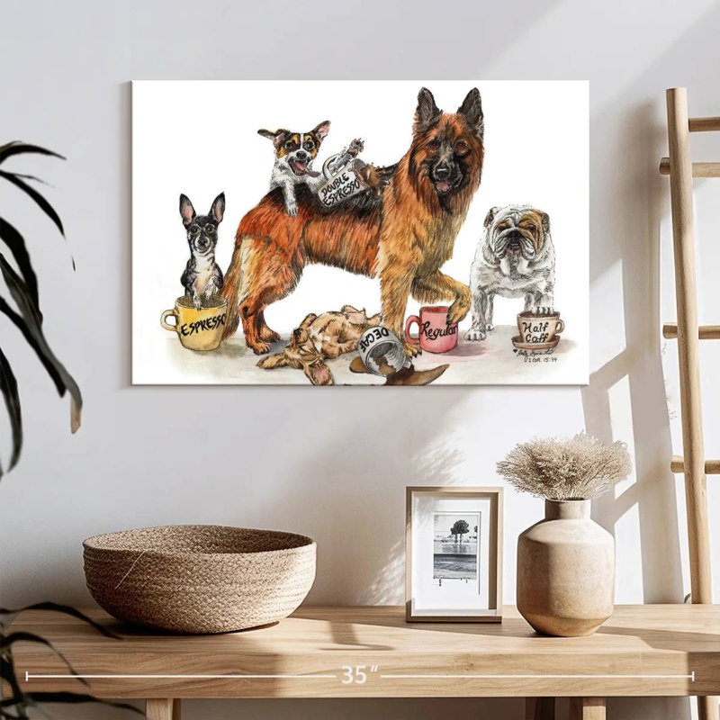 Brampt Coffee Dogs, H 16 po x l 24 po