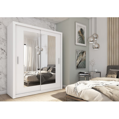 Gravelle 2 Door Manufactured Wood Wardrobe