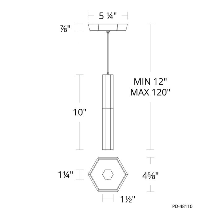 Basalt 1 - Light LED Single Pendant