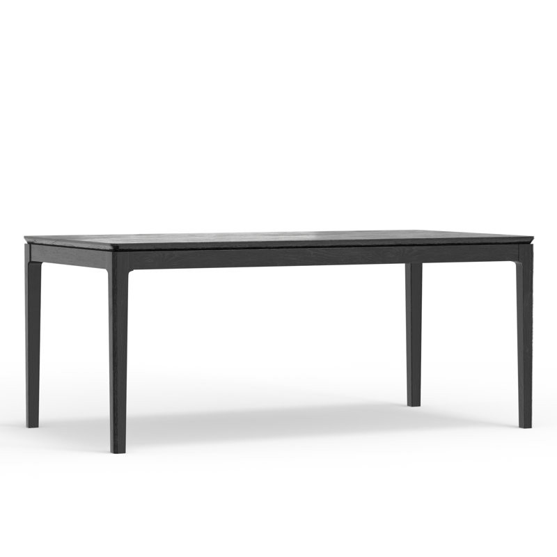 Table de salle à manger Rise, Noir, noir, noir, noir