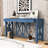 60-Inch Wood Console Table with Spacious Drawers, X-Leg Design-788878812