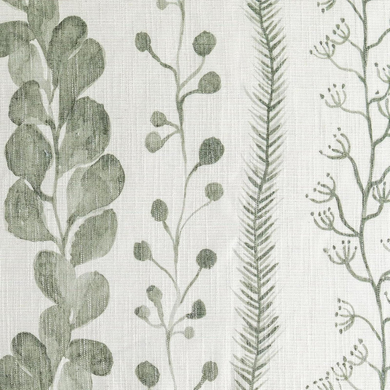 Curtains 2 Panels Boho Curtains For Living Room Light Filtering Patterned Drapes For Bedroom Linen Style Back Tab Leaf Print Grommet Window Treatment