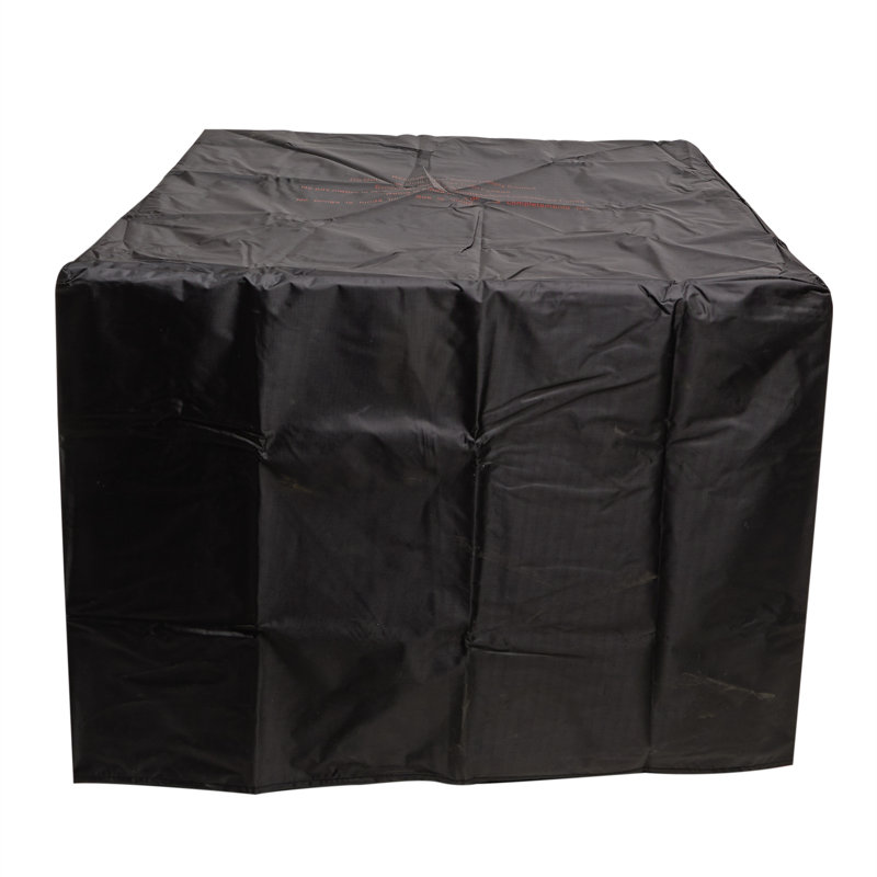 Square Farmhouse Fire Pit Table  w/50K BTU  Adjustable Flame