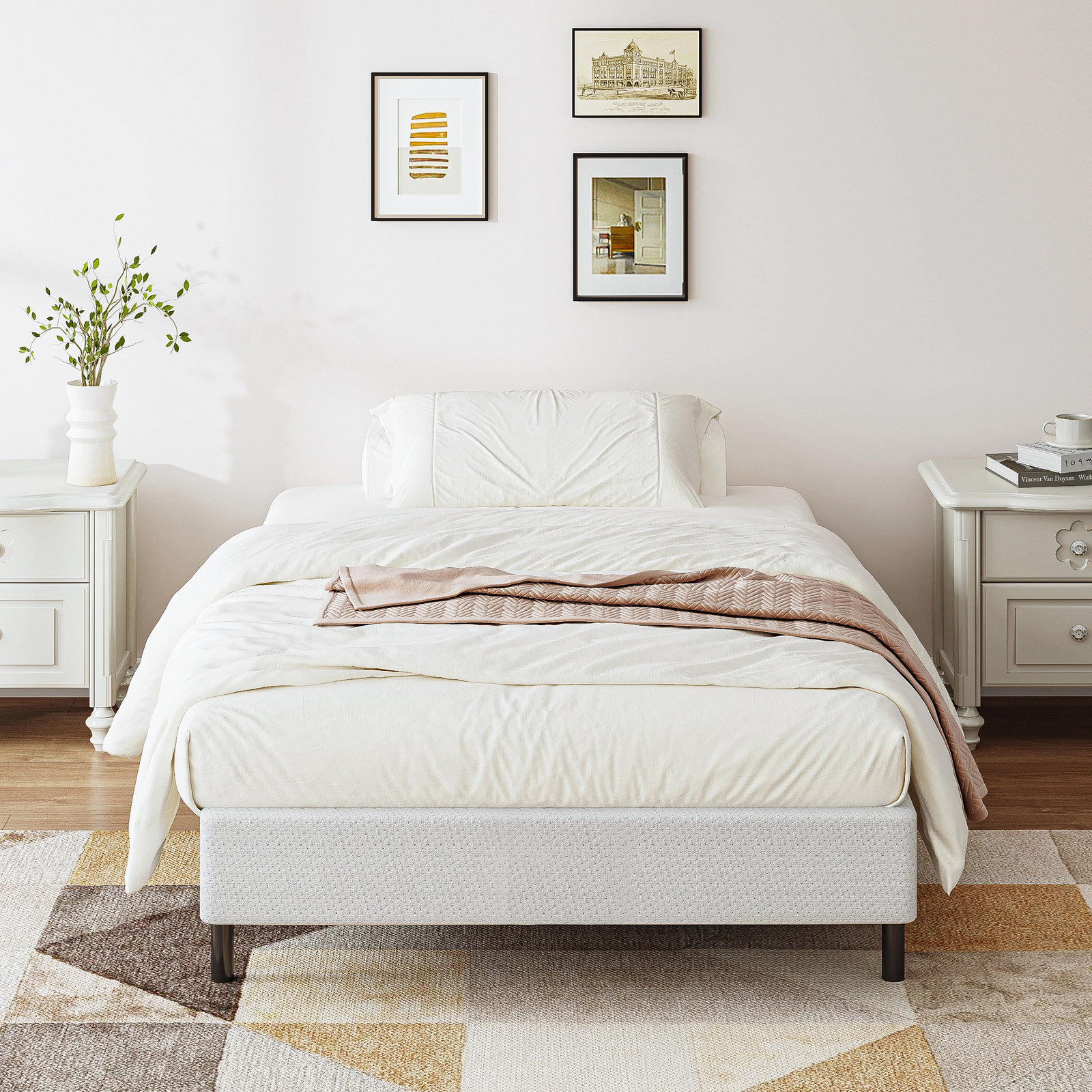 Nazarene Easy Assembly Box Spring, Twin