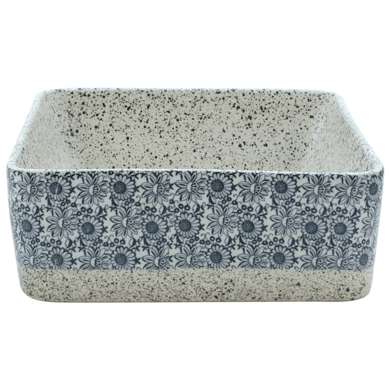 ClassicLiving Hurteau 46mm L x 35.5mm W Ceramic Rectangular Sink