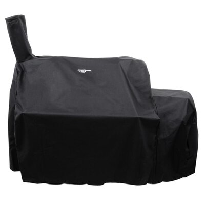 Oklahoma Joe's  Black  Grill Cover  For Oklahoma Joes Highland Offset Smoker 57 In. W X 53 In. H -  8259969P04