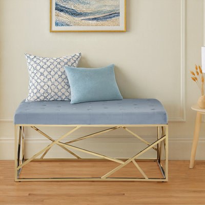 Redd Velvet Upholstered Bench