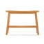 Colynn Saddle Seat Bench with Angled Frame, Sandblasted Acacia Wood-309235439