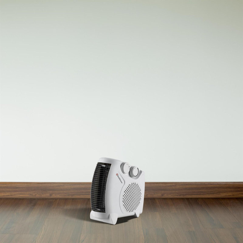 Rediffusion 0 BTU Electric Compact Space Heater with Adjustable Thermostat
