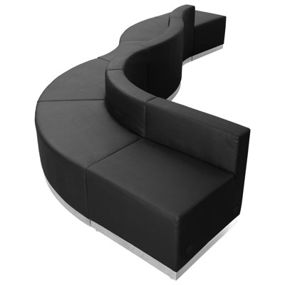 Hercules Alon 6 PC LeatherSoft Modular Reception Configuration w/Taut Back &Seat