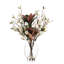 Magnolias in Glass Pedestal