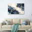 Ensemble de 1 tableau abstrait sur toile « Vagues »-1436921888-1436921890